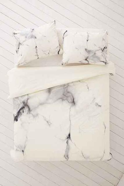 Chelsea Victoria For DENY Marble Duvet Cover- Queen