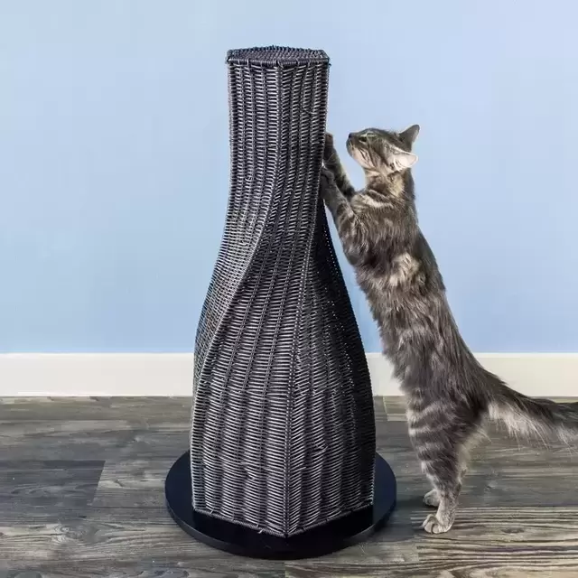 The Refined Feline CALYPSO-ES-AMZ Calypso Everlasting Cat Scratcher, Espresso