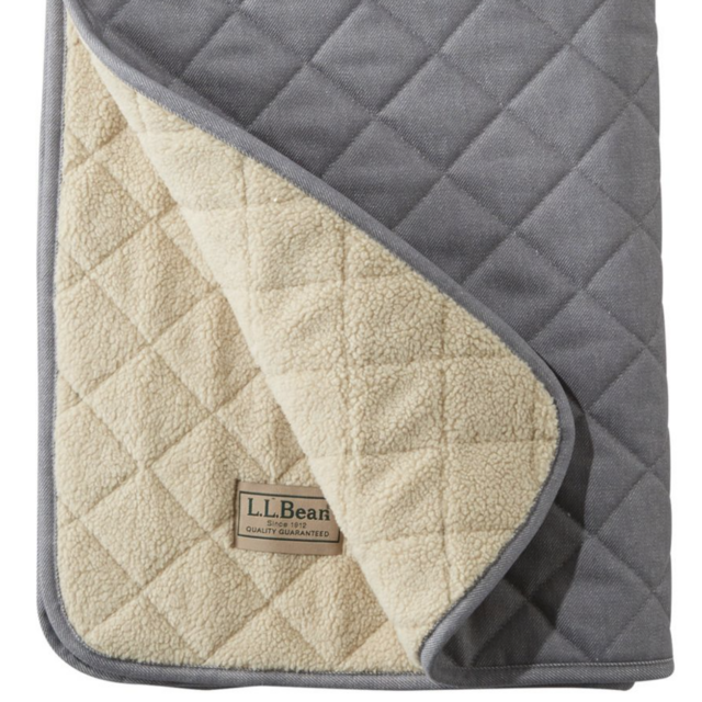 Rugged Quilted Dog Blanket - Platinum