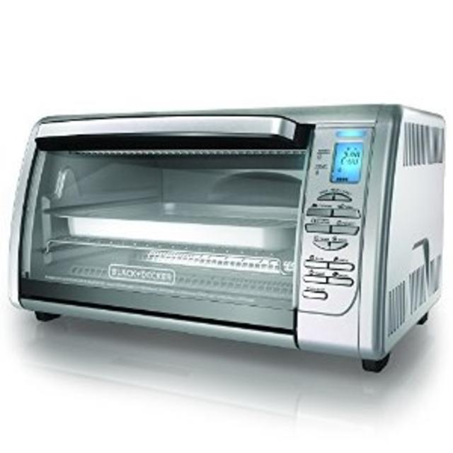 BLACK+DECKER CTO6335S Stainless Steel Countertop Convection Oven, Silver