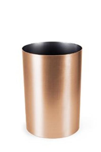 Umbra Metalla 4.5-Gallon Waste Can, Copper