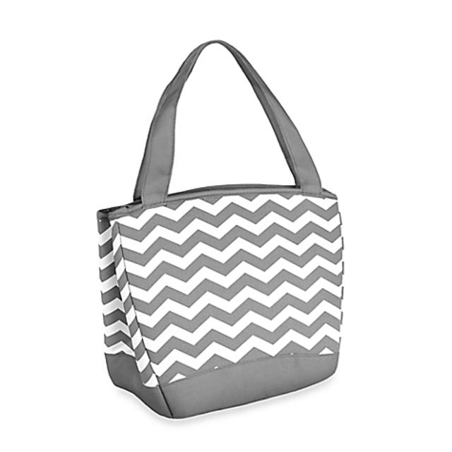 Fit & Fresh® Hyannis Insulated Lunch Bag in Chevron Grey/White