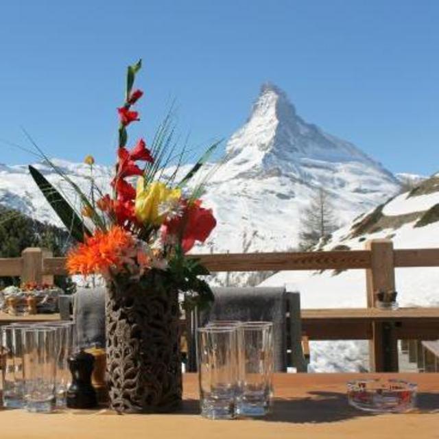 Honeymoon Lunch in Zermatt