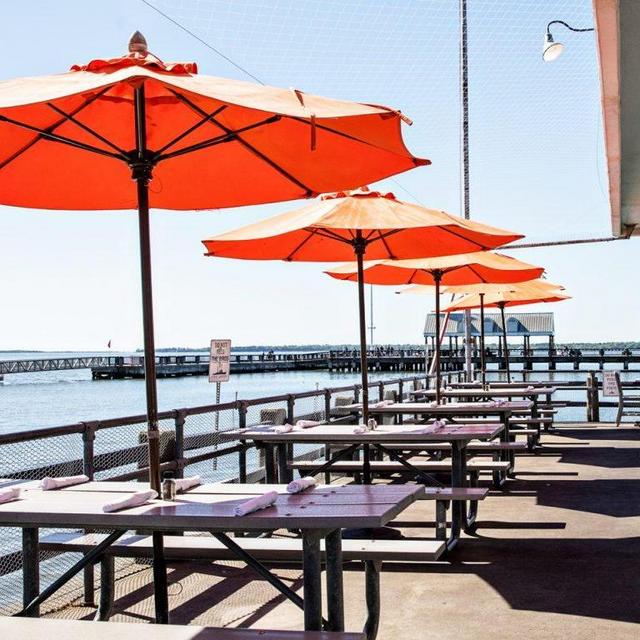 Dinner at Fleet Landing in Charleston, SC