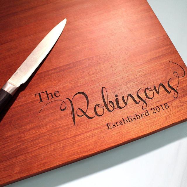 Engraved cutting board