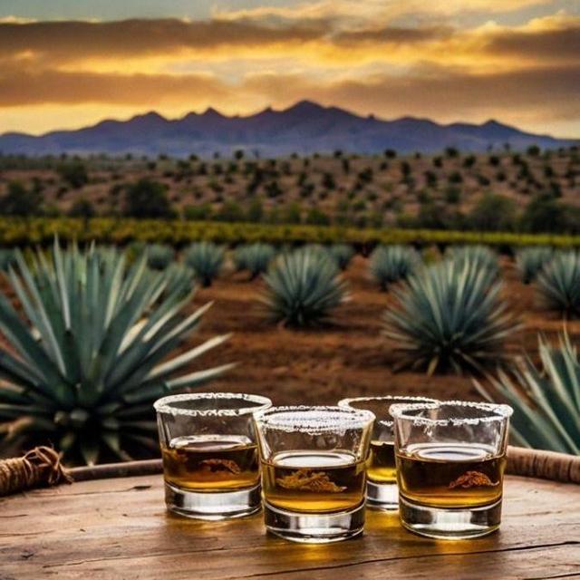 Tequila Tasting on honeymoon