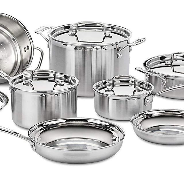 Cuisinart MCP-12N Multiclad Pro Stainless Steel 12-Piece Cookware Set