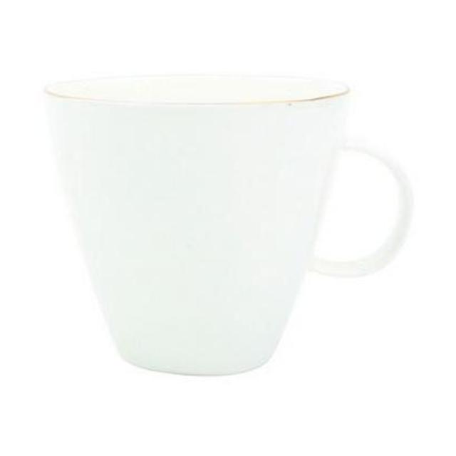 Abbesses Cup White in Gold (set of 4)