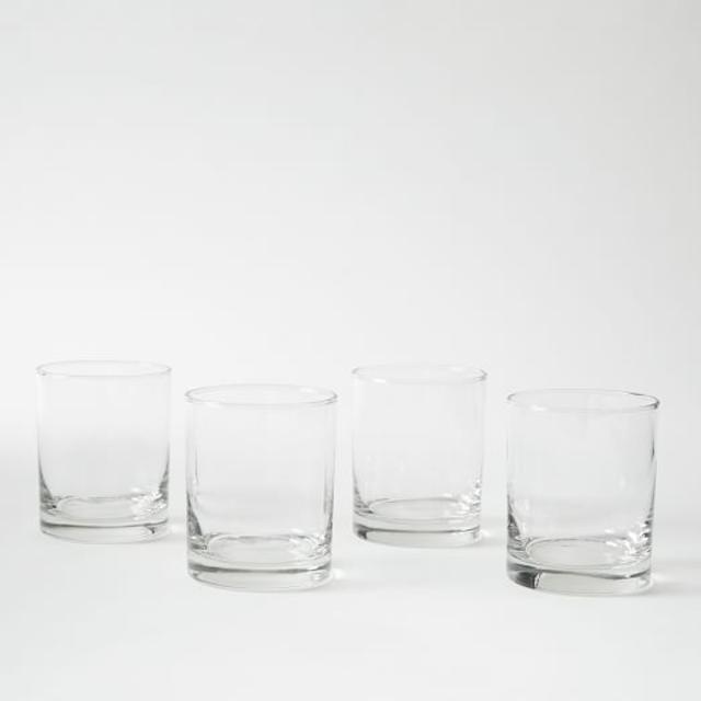 Essential Glassware, Set of 6, Double Old Fashioned