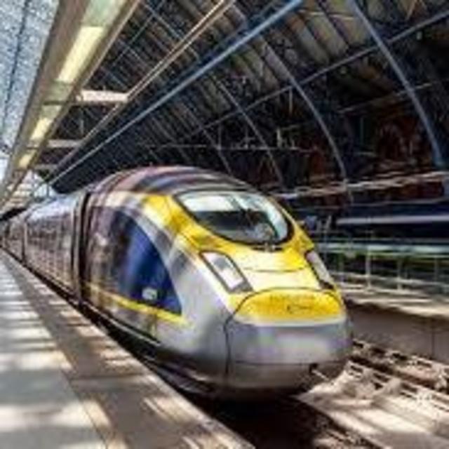 Train from London to Paris