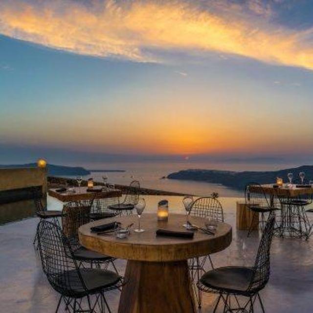 Santorini Dinner with a View
