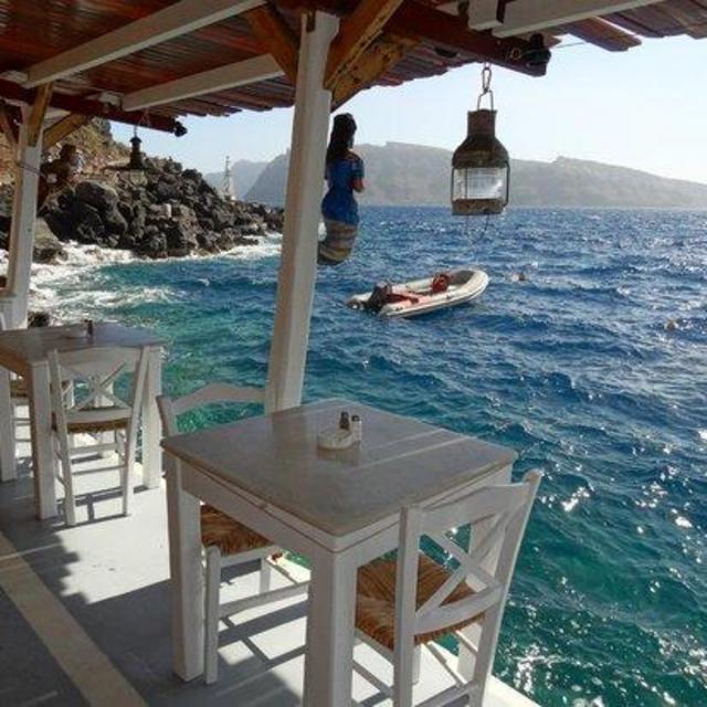 Seaside Sunset Supper Santorini