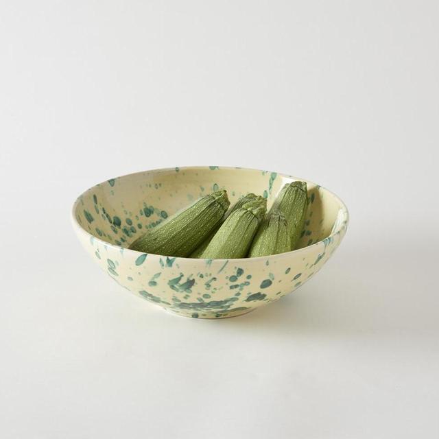 March SF 13 Inch Pugliese Splatterware Serving Bowl