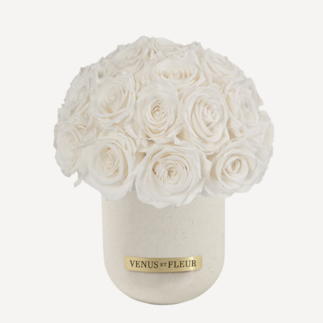 Eternity Roses with Demi Sandstone Vase