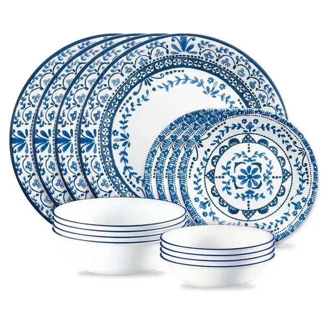 Corelle Portofino 16-piece Plate set