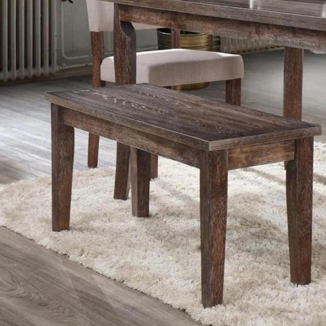 Best Master Furniture Antique Natural Oak Bench