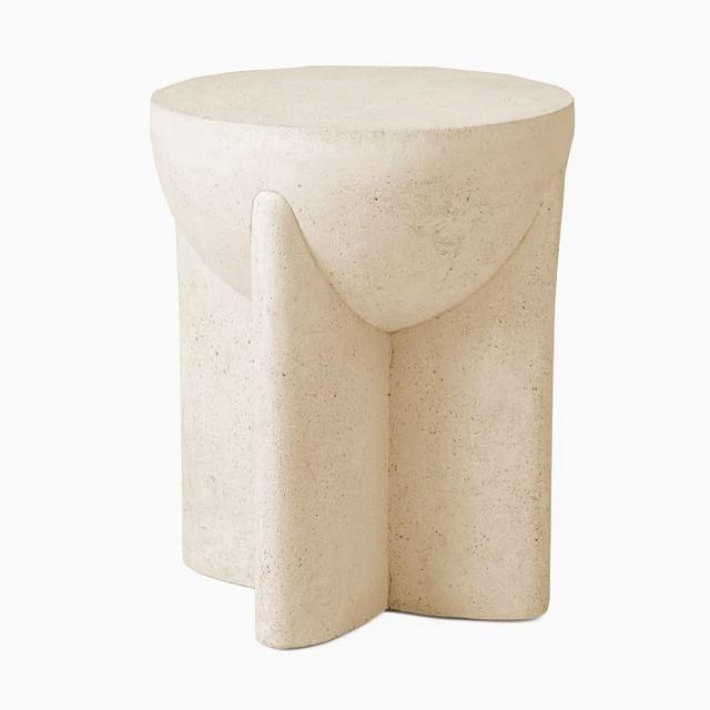 Monti Lava Stone Side Table (14.5")