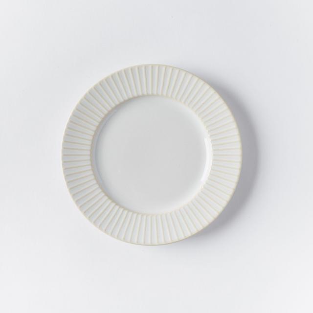 Textured Stoneware Salad Plate Sets