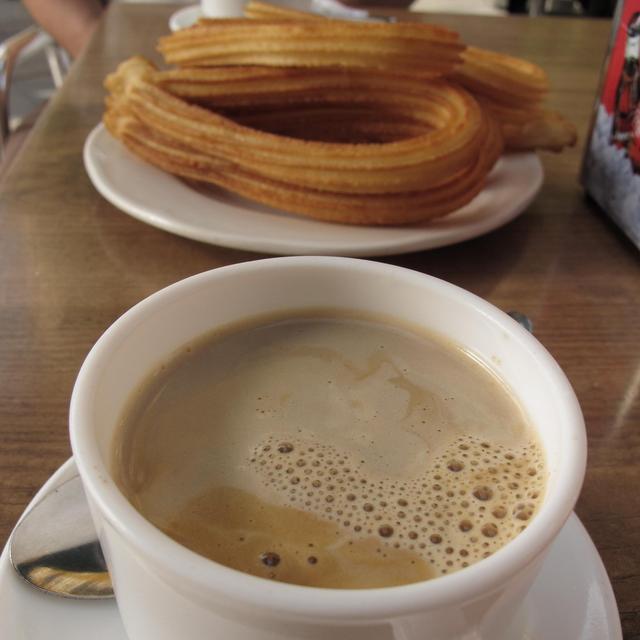 Snack at cute cafe