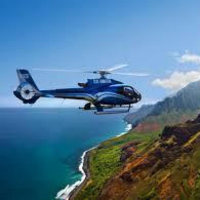 Helicopter tour - Tour en hélicoptère