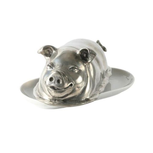 Vagabond House Pig Butter Dish