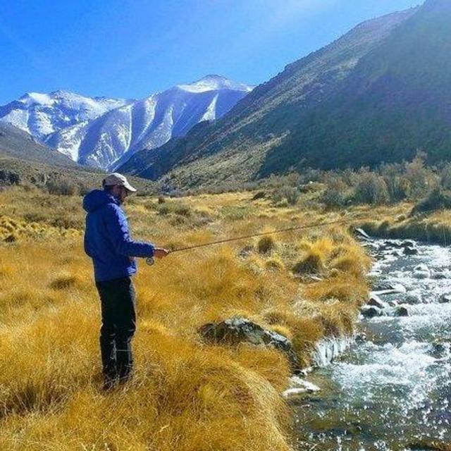 Fly Fishing on High Andean River (Honeymoon)