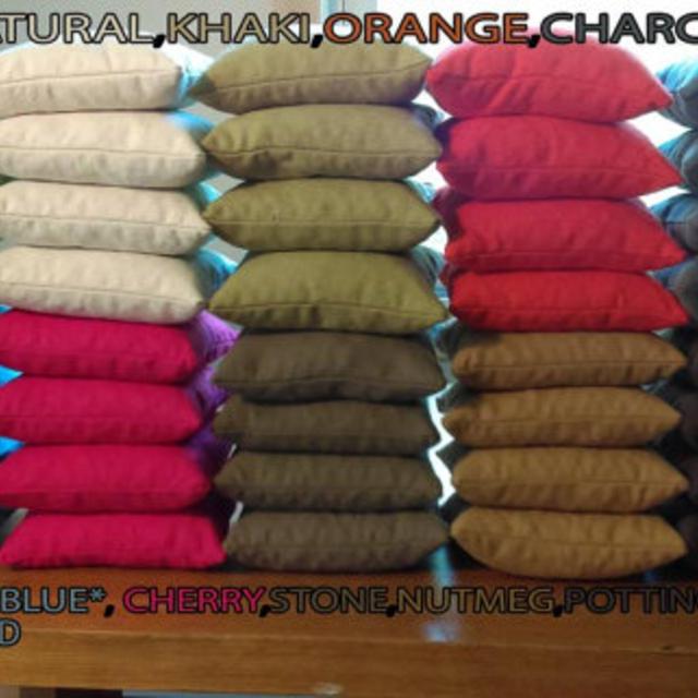 Set of 8 Corn Hole Bags pick your 2 colors! Regulation Size and Weight 37 Colors Free Shipping Priority Mail Shipped