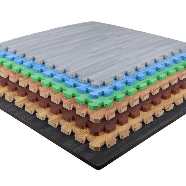 Soft Wood Interlocking Foam Tiles (2'x2')