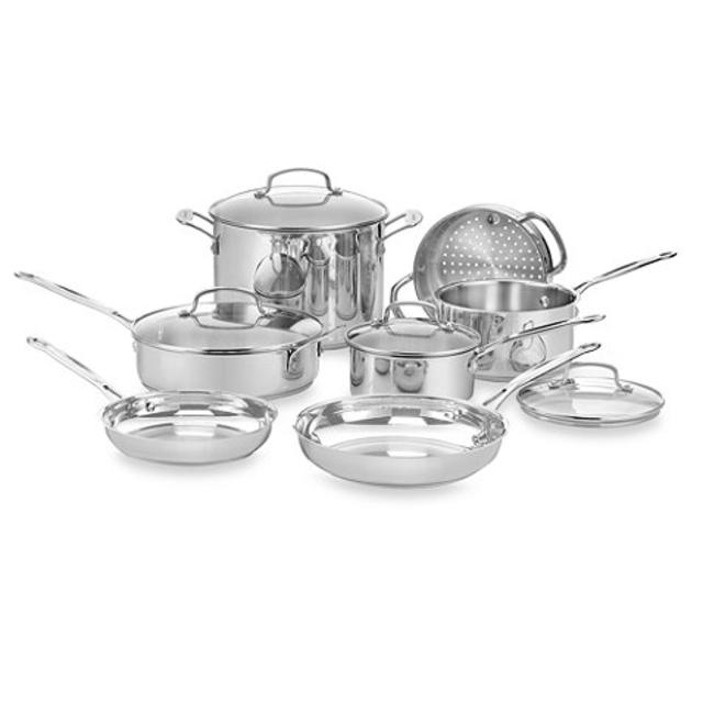 Cuisinart® Chef's Classic™ Stainless Steel 11-Piece Cookware Set and Open Stock