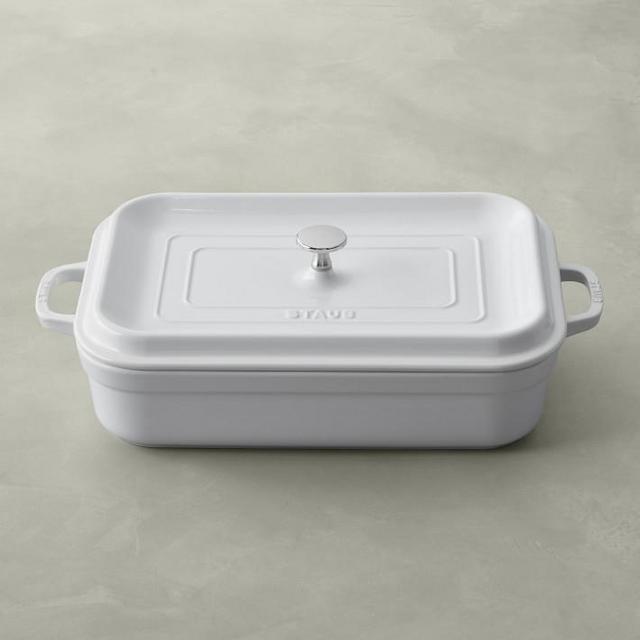 Staub Stoneware Rectangular Covered Baker