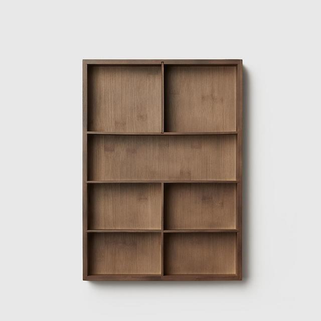 Marie Kondo Kocha Brown 7-Section In-Drawer Organizer