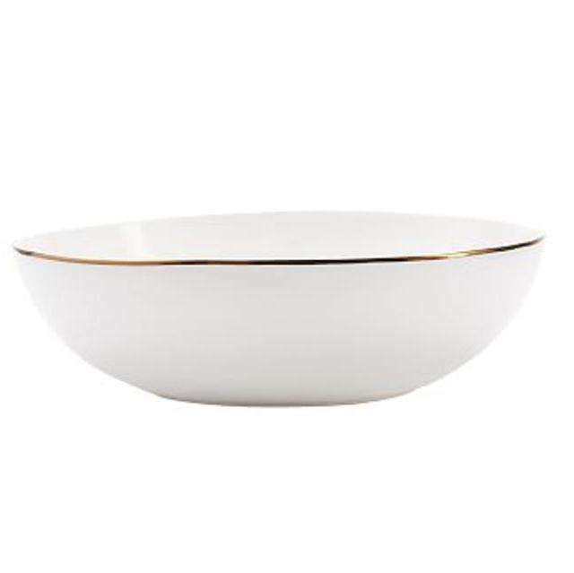Gigi Gold Rim Serve Bowl