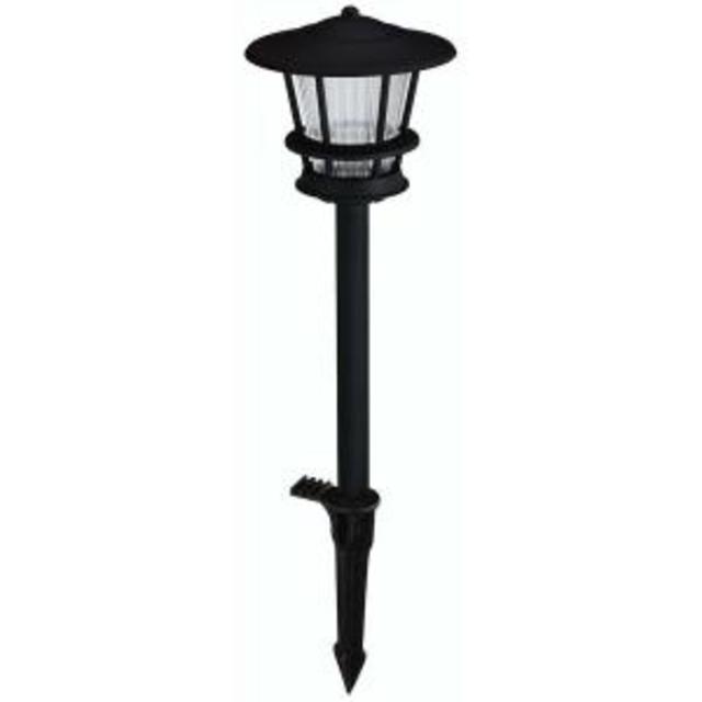 Low-Voltage LED Black Outdoor 2-Tier Path Light