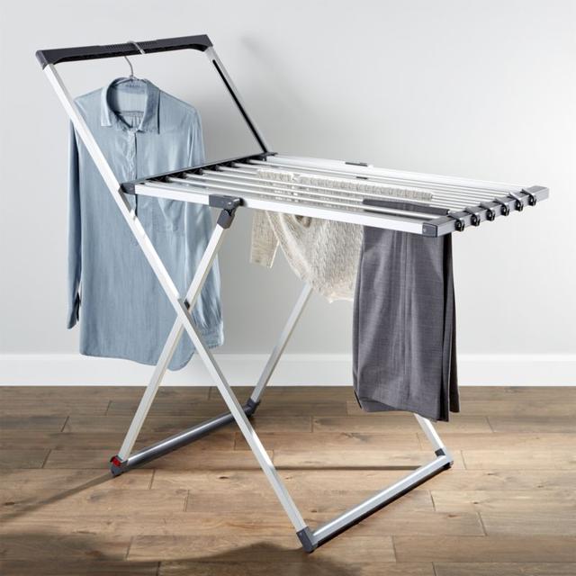 Crate & Barrel Polder Ultralight Laundry Drying Rack.