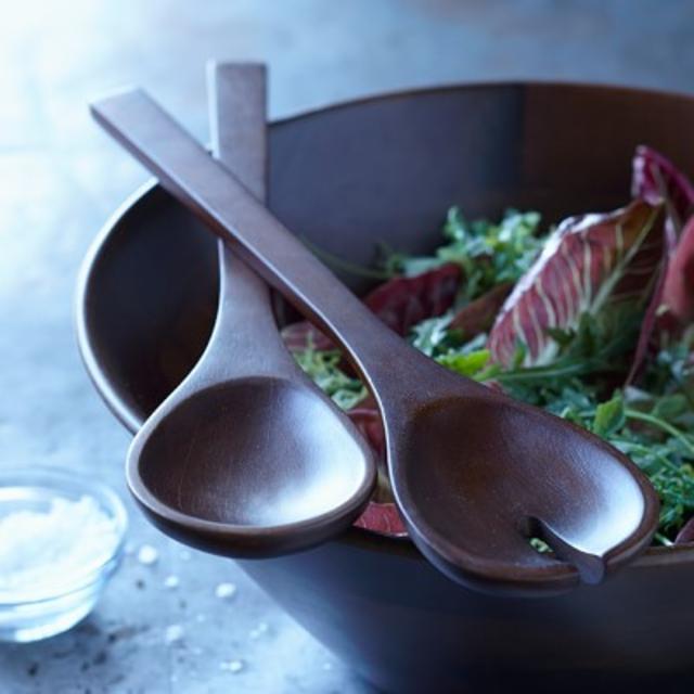 Williams Sonoma Open Kitchen Wooden Salad Servers
