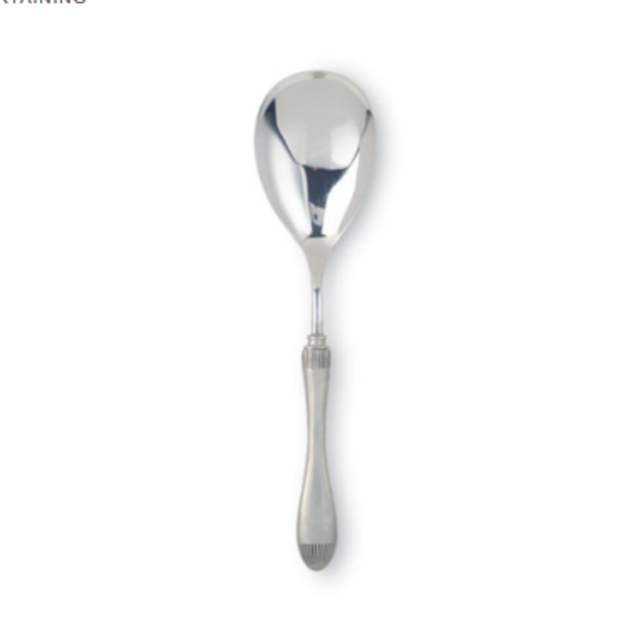Daniela Pewter  Wide Serving Spoon