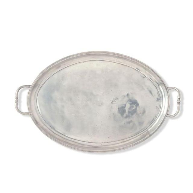Trays Medium Oval Tray With Handles