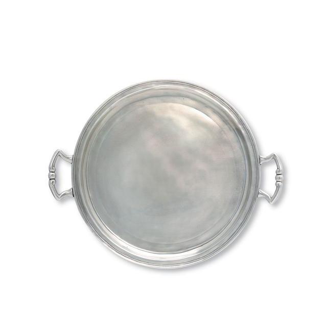 Trays Round Tray W/Handles