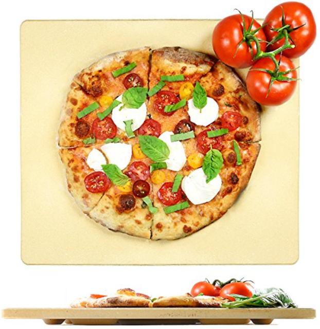 Crustina Rectangular Pizza Stone, 14 x 16 - Inch