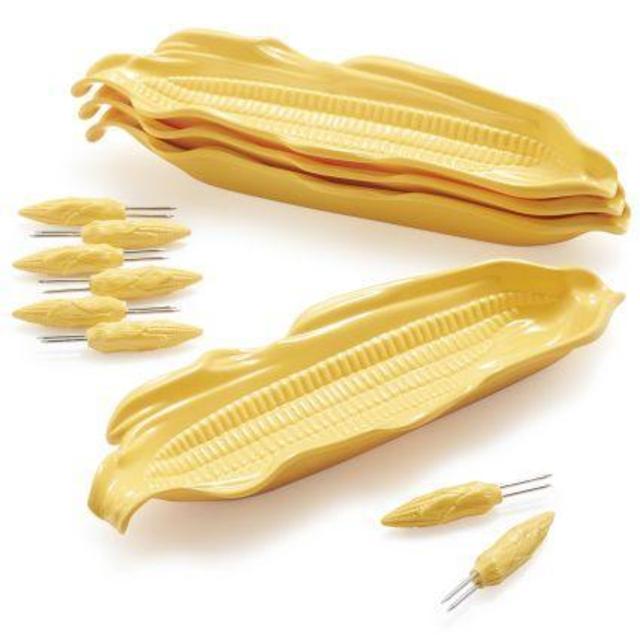 Corn on the Cob Melamine Serving Set