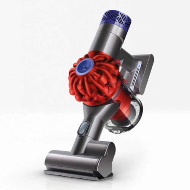 Dyson V6 Top Dog HEPA handheld vacuum cleaner.