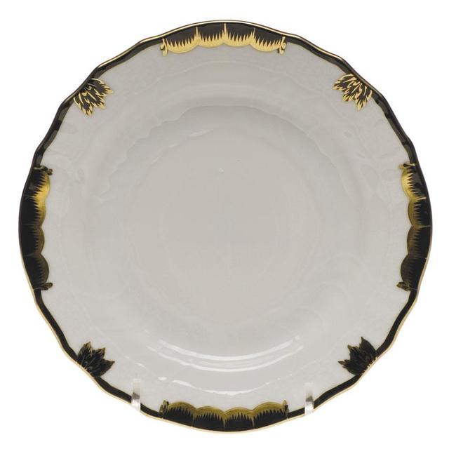 Herend Princess Victoria Black Dinner Plate