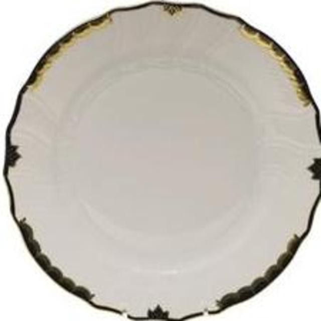 Herend Princess Victoria Black Dessert Plate