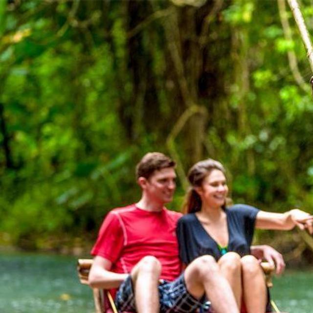 Bamboo rafting/Blue Hole experience