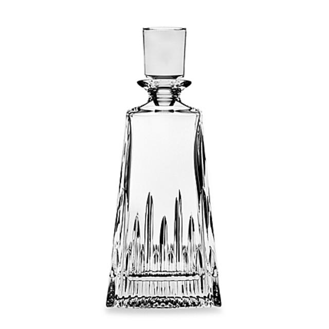 Top Shelf Hand Cut Crystal Sculpt Decanter