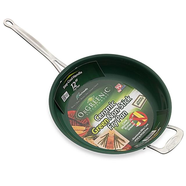 Orgreenic&trade; Kitchenware Ceramic Fry Pans
