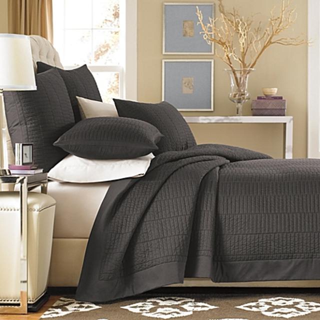 Real Simple® Dune European Pillow Sham in Charcoal