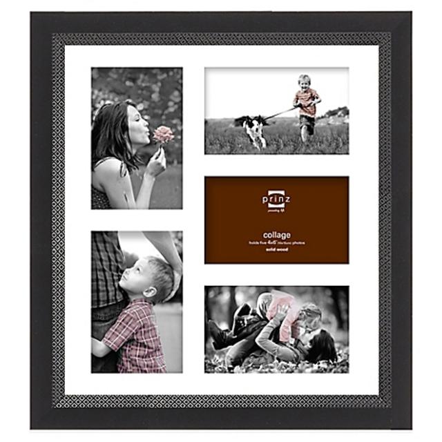 Prinz Monterey 5-Photo Collage Picture Frame in Black