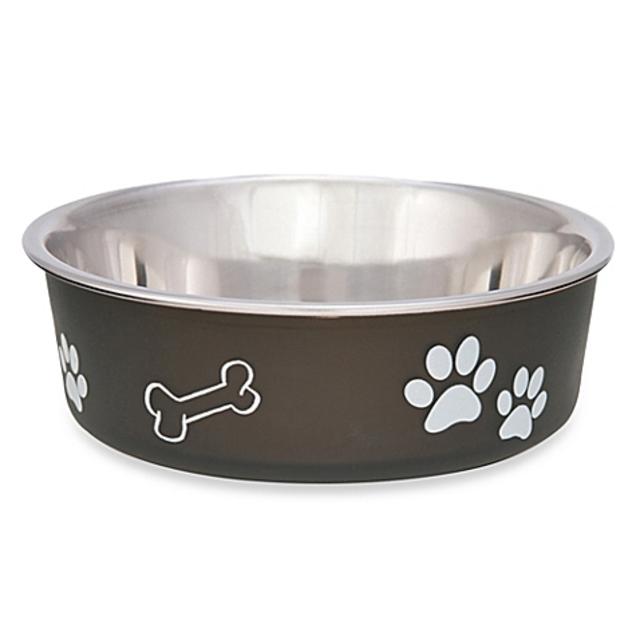 Bella Large Pet Bowl in Espresso