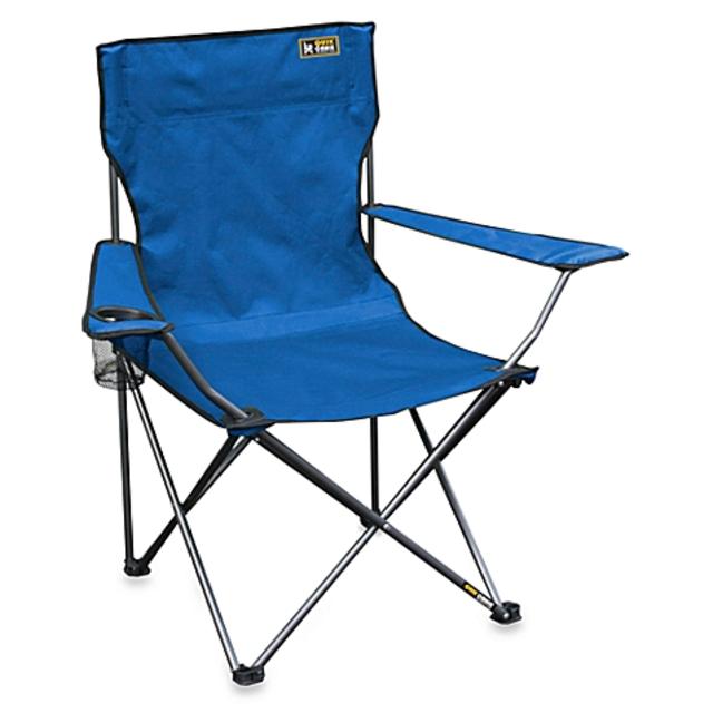Quik Chair Bronze Series Folding Arm Chair in Royal Blue
